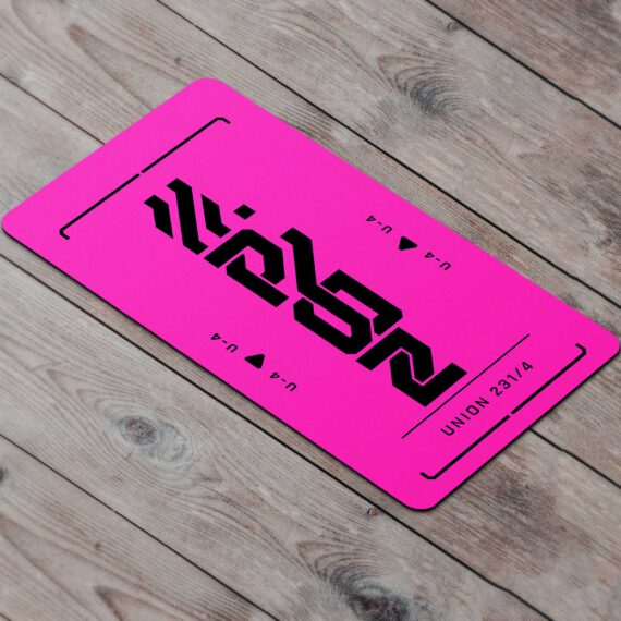 Cyberpunk Neon Sticker V7 – Set mit 5 Stickern in leuchtenden Neonfarben